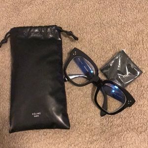 CELINE Acetate Black Eyeglasses CL40002U